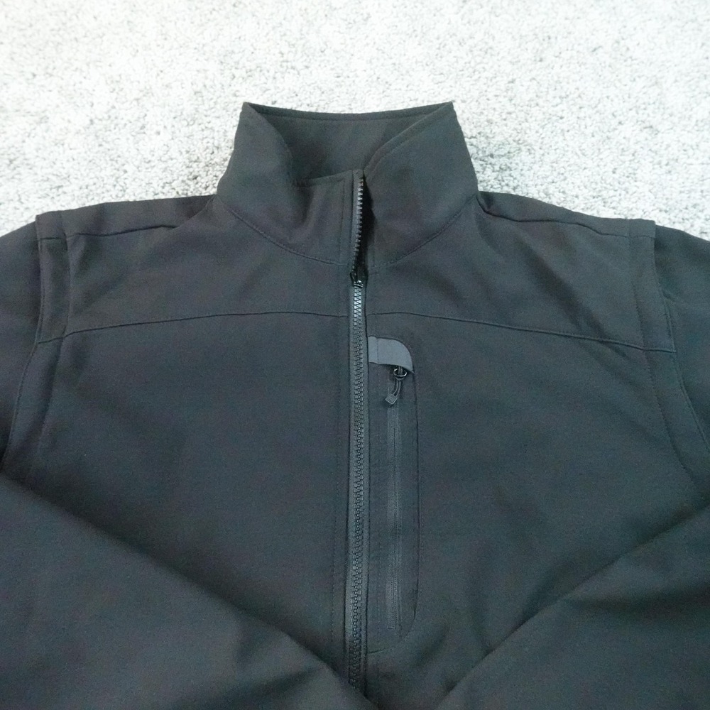 NEW 5.11 Tactical‎ Jacket Mens L Black Softshell Full Zip Windbreaker Coat Work